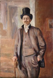 Karl Dørnberger door Edvard Munch